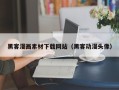 汕尾黑客漫画素材下载网站（黑客动漫头像）